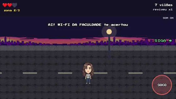 Cena de um jogo personalizado